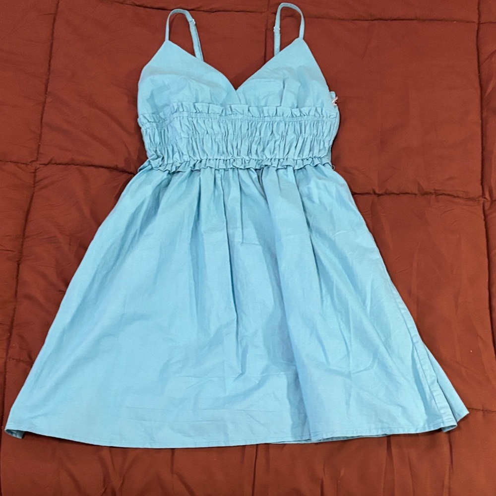Sky Blue Kids Casual Dress
